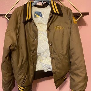 BROWN BOMBER JACKET